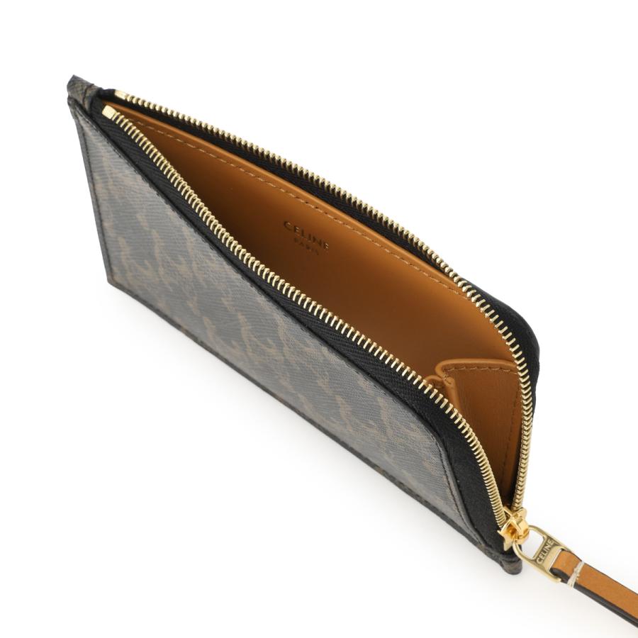 CELINE モノグラム ケース CELINE（セリーヌ） カードケース LONG ZIPPED CARD HOLDER TRIOMPHE