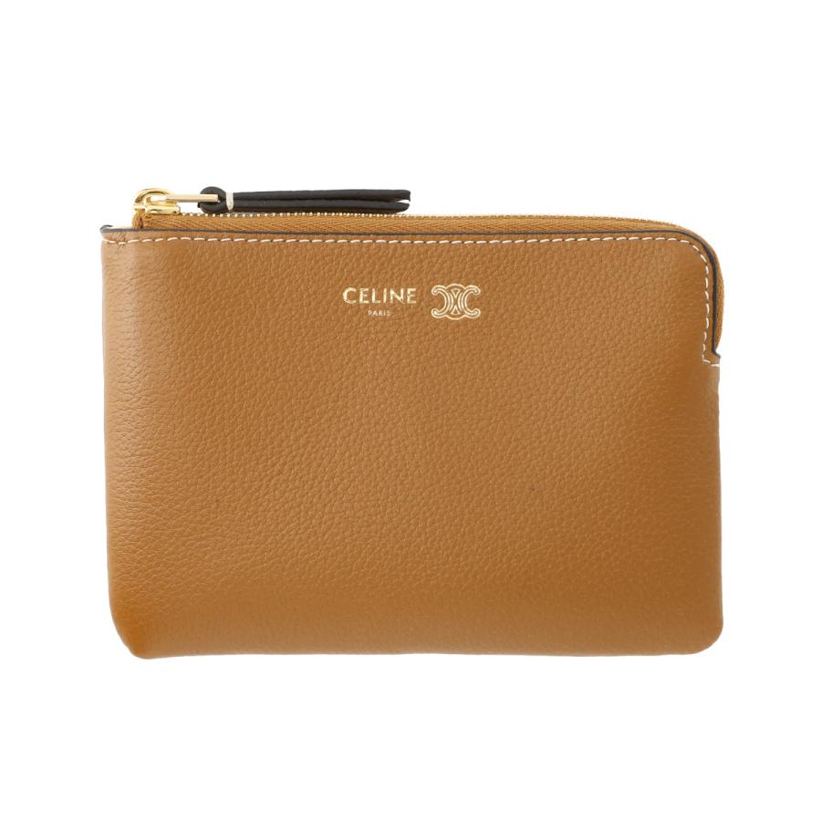 CELINE パース ミニポーチ CELINE（セリーヌ） コインケース COIN PURSE TRIOMPHE STAMP コイン