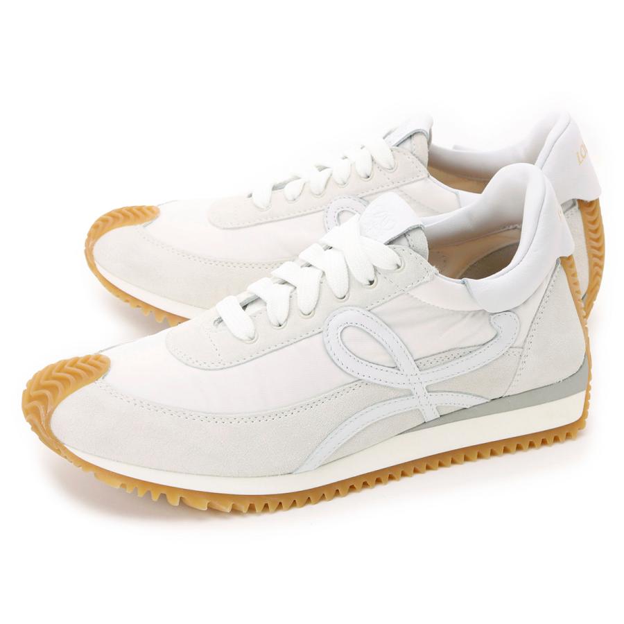 LOEWE（ロエベ） スニーカー FLOW RUNNER 大きいサイズあり ホワイト