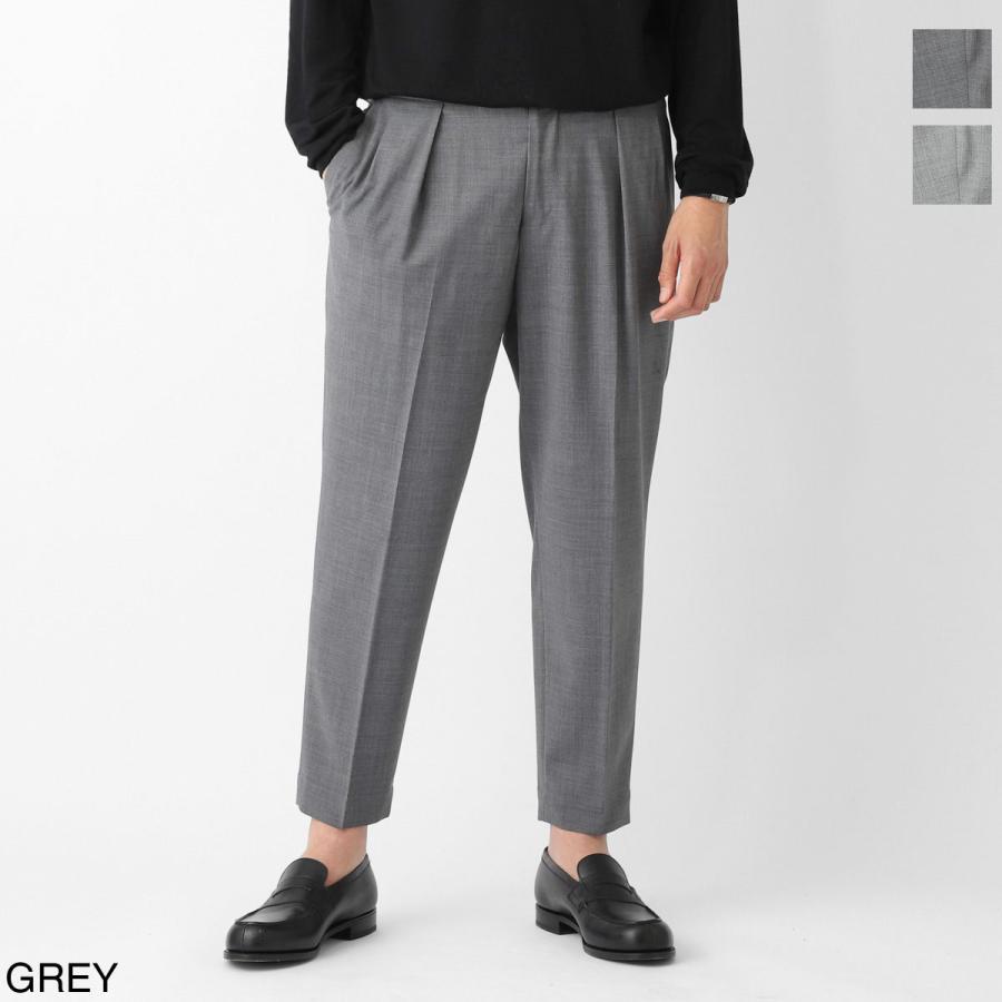カマール Kamar ツープリーツ イージースラックス LAPO ウールパンツ メンズ lapo-8324-10