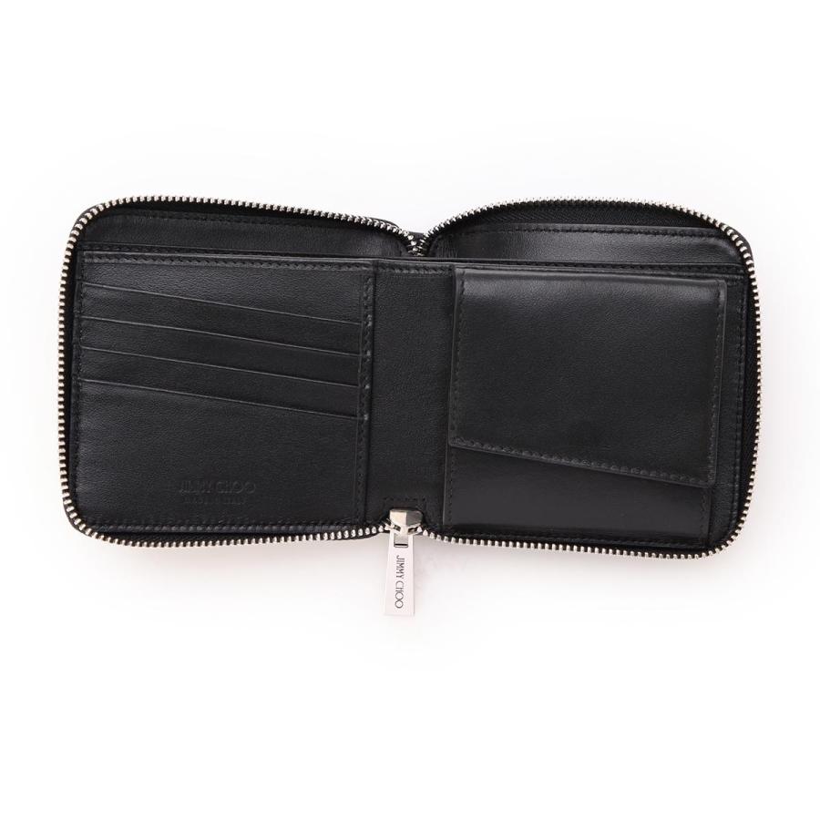 ルミさま　 【未使用品】ジミーチュウ　二つ折り財布　LAWRENCE　スタッズ JIMMY CHOO（ジミーチュウ） JIMMY CHOO 2つ折り財布 小銭入れ付き
