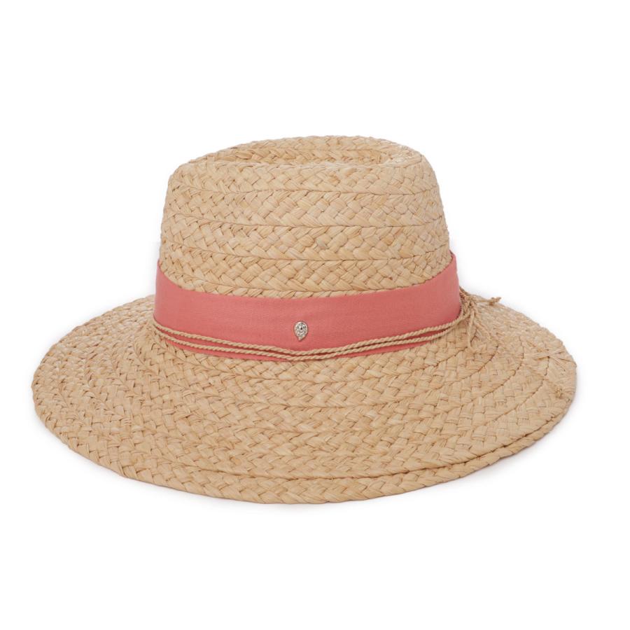 ヘレンカミンスキー　ラフィア フェドーラハット LEONI ヘレンカミンスキー HELEN KAMINSKI ラフィアハット LEONI