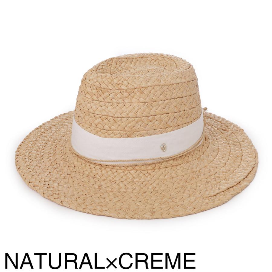 ヘレンカミンスキー　ラフィア フェドーラハット LEONI ヘレンカミンスキー HELEN KAMINSKI ラフィアハット LEONI