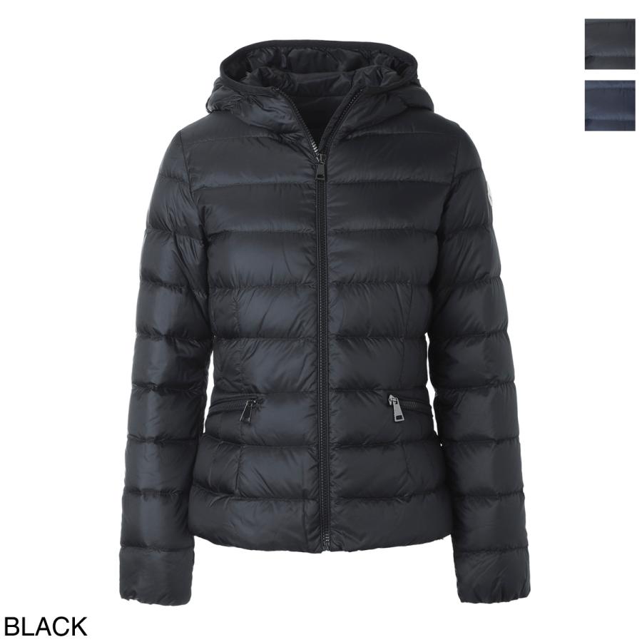 モンクレール フード付き黒ジャケット　LISET ライトダウン140cm xxs MONCLER（モンクレール） ダウンジャケット LISET LONGUE SAISON