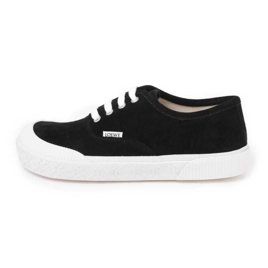 ロエベ LOEWE スニーカー TERRA VULCA LACE UP 大きいサイズあり ブラック レディース llwt282x01-1100の画像
