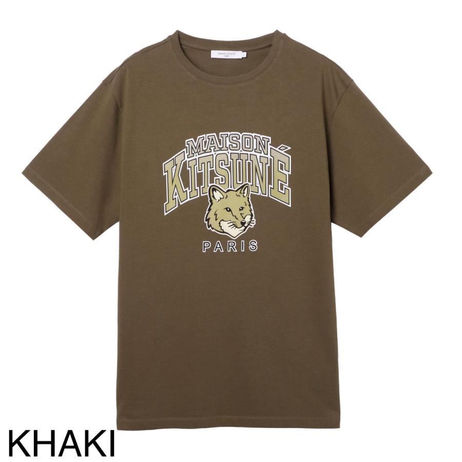 MAISON KITSUNE（メゾン キツネ） クルーネックTシャツ CAMPUS FOX