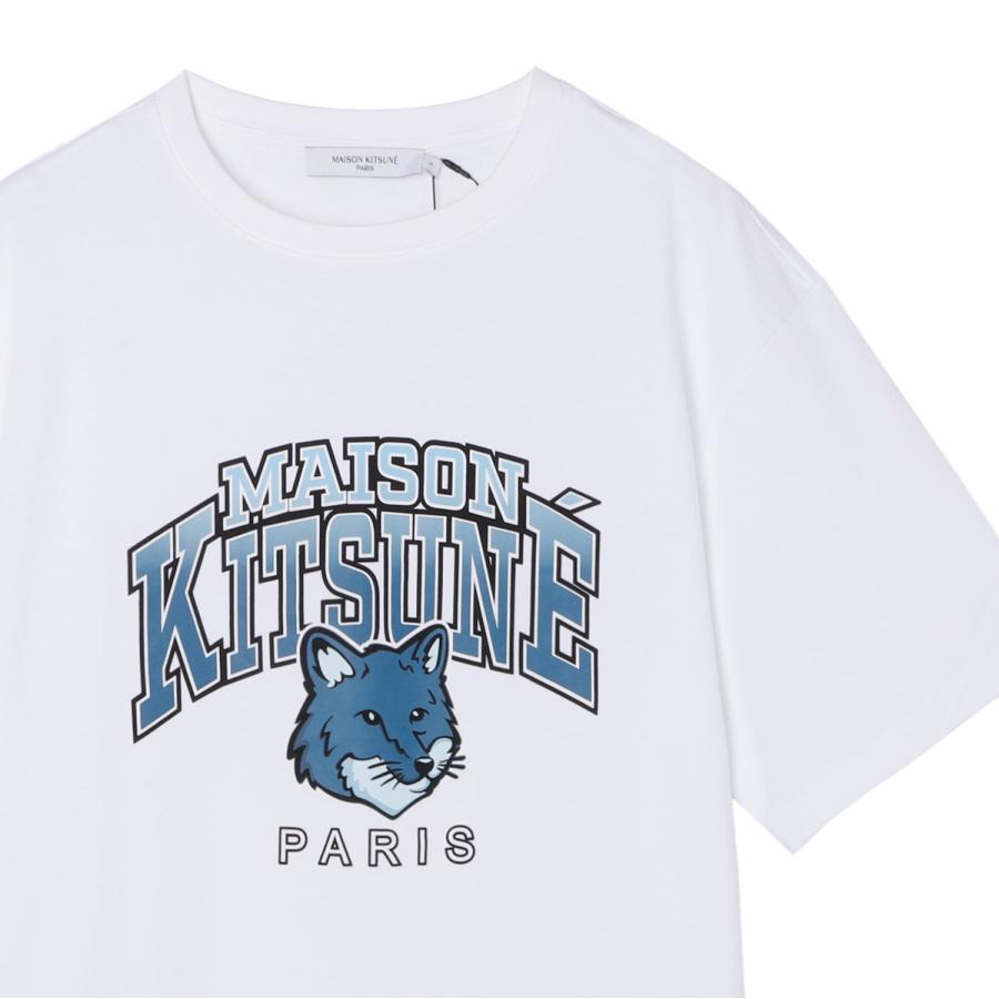 MAISON KITSUNE（メゾン キツネ） クルーネックTシャツ CAMPUS FOX