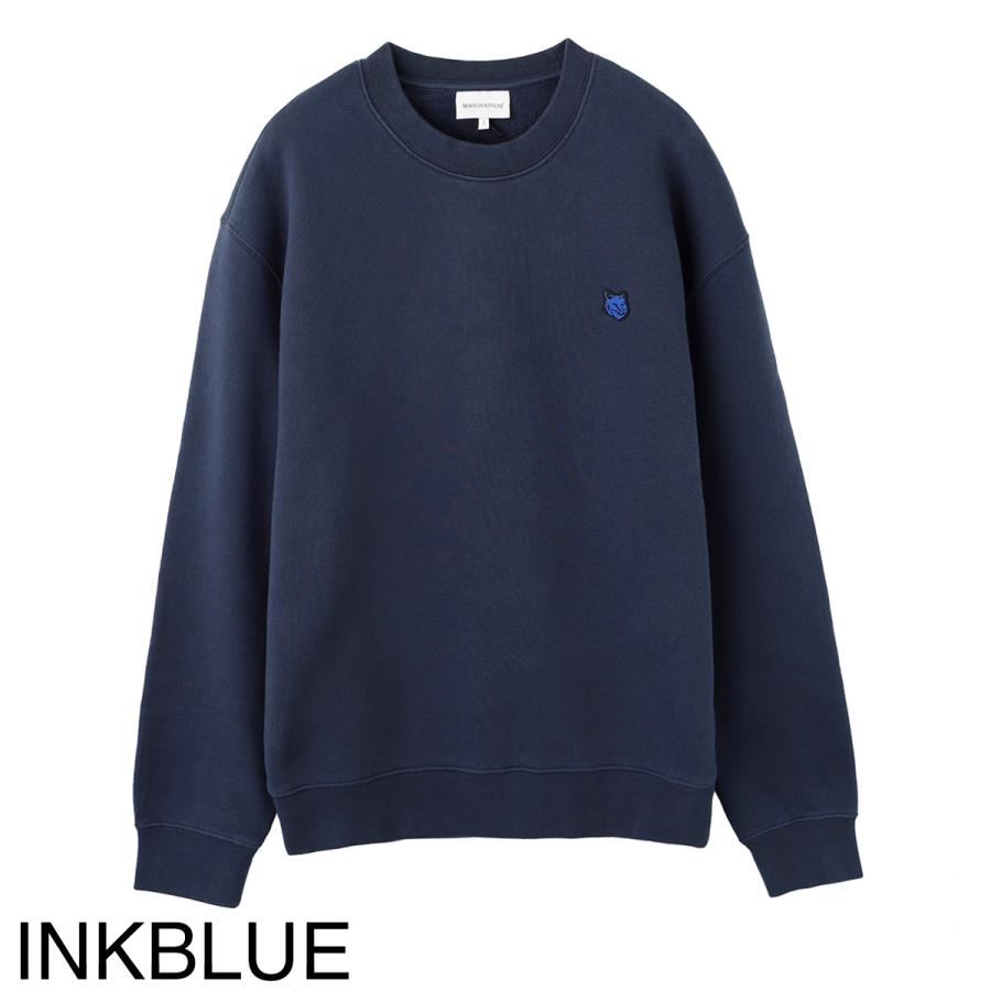 『MAISON KITSUNE』FOX HEAD スウェットシャツ LM00302KM0307 MAISON KITSUNE メゾンキツネ スウェット BOLD FOX HEAD PATCH