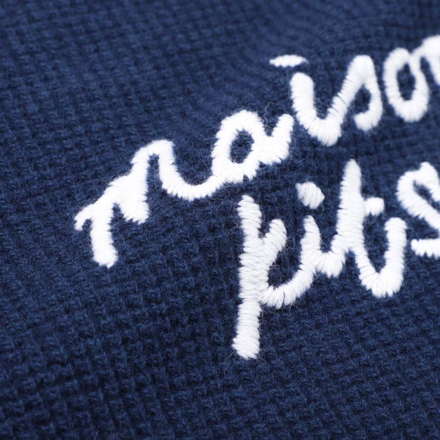 【美品】 Maison Kitsune メンズニット ブルー　ニット XL 楽天市場】【アウトレット】メゾンキツネ MAISON KITSUNE
