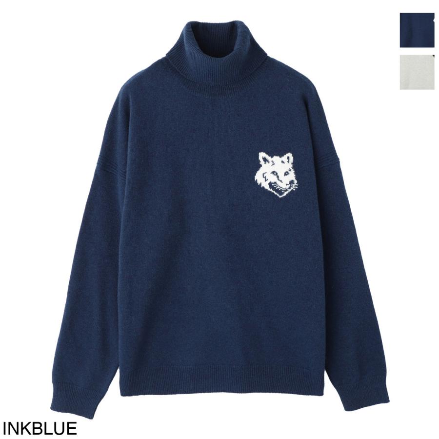 MAISON KITSUNE メゾンキツネ タートルネック ニット FOX HEAD MAISON KITSUNE メゾンキツネ タートルネック ニット FOX HEAD