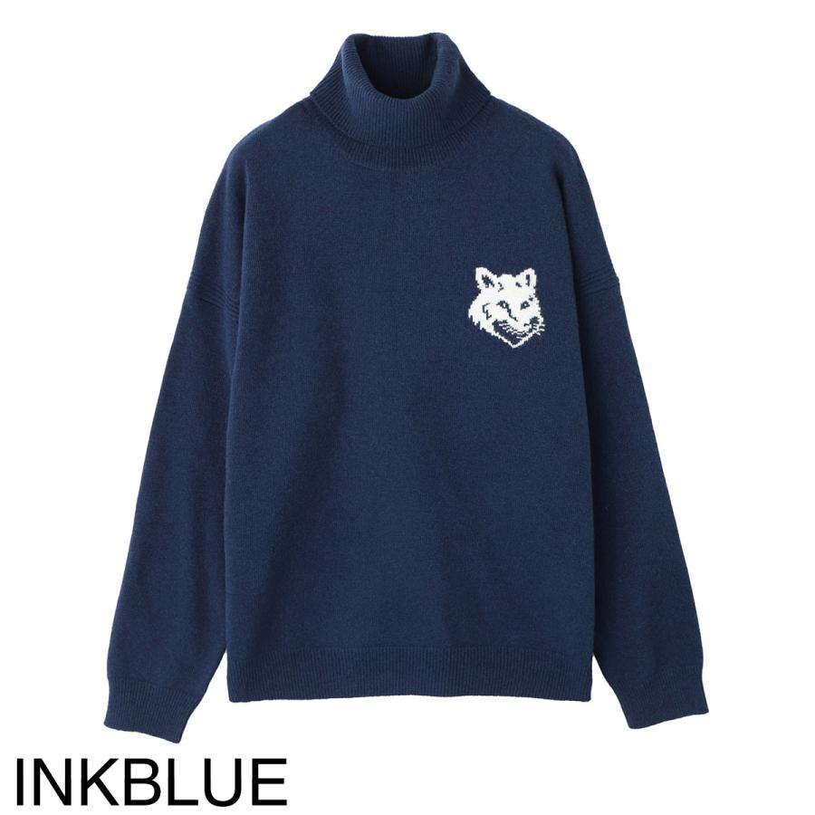 MAISON KITSUNE メゾンキツネ タートルネック ニット FOX HEAD MAISON KITSUNE メゾンキツネ タートルネック ニット FOX HEAD