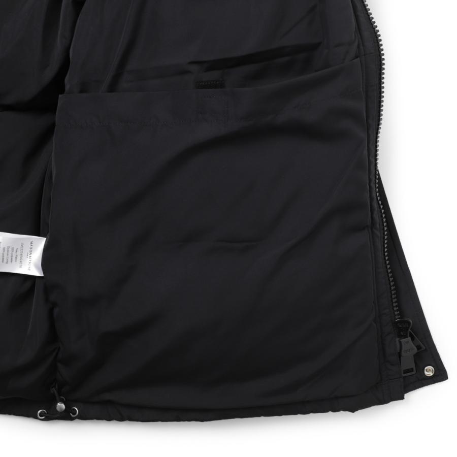 【希少】Maison Kitsuné 黒 ジップアップジャケット 新品タグ付き ジップ クロップド レザー ジャケット | Maison Kitsuné