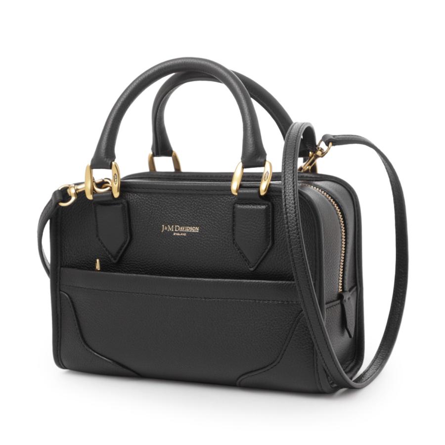 お値下げ　J&M DAVIDSON MINI MIA ハンドバッグ　ブラック J&M Davidson（J＆Mデヴィッドソン） 訳ありアウトレット ジェイ&エム