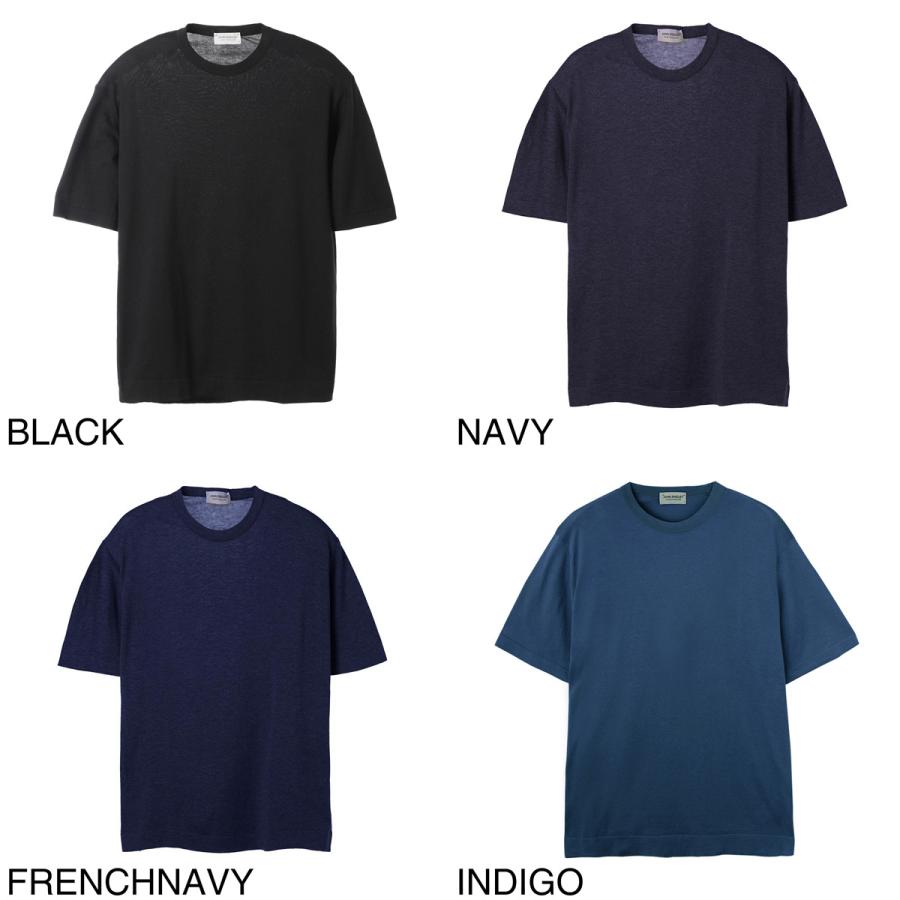 JOHN SMEDLEY（ジョンスメドレー） クルーネック 半袖ニット LORCA