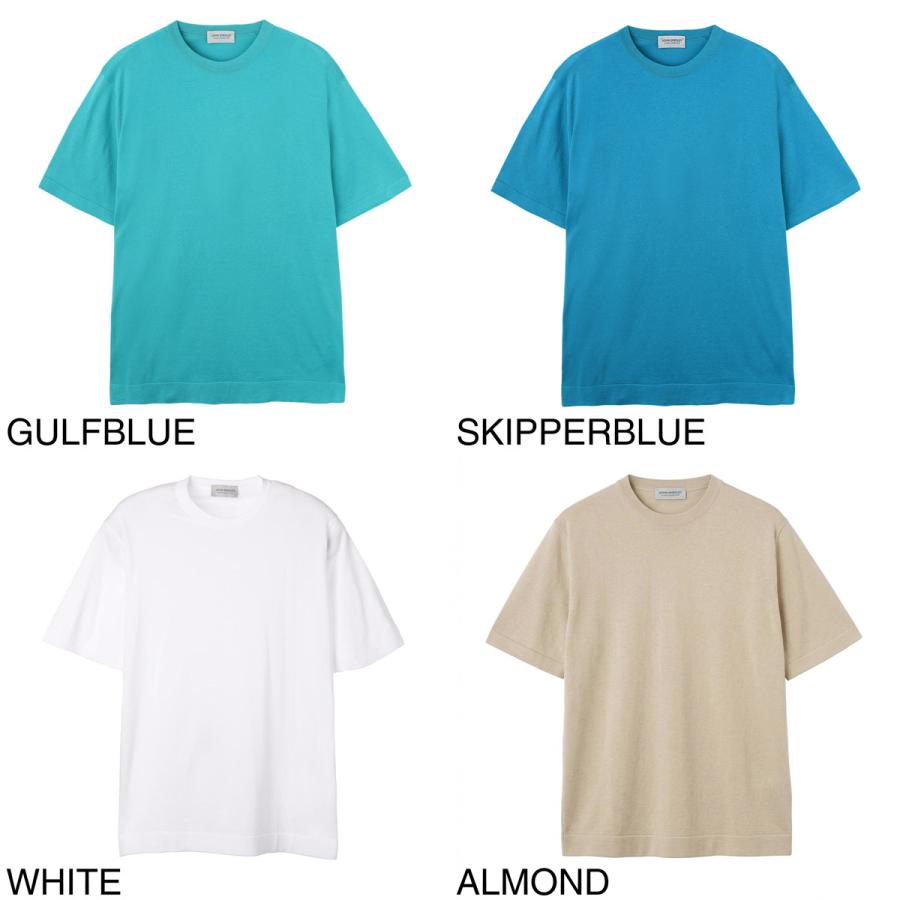 JOHN SMEDLEY（ジョンスメドレー） Tシャツ クルーネック 半袖 ニット