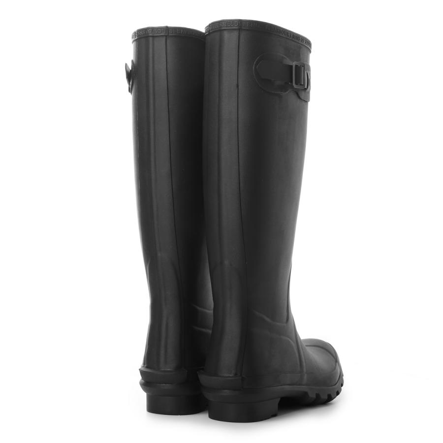 バブアー Barbour レインブーツ BARBOUR BEDE TALL WELLY ロングブーツ ブラック レディース lrf0043bk11-blackの画像