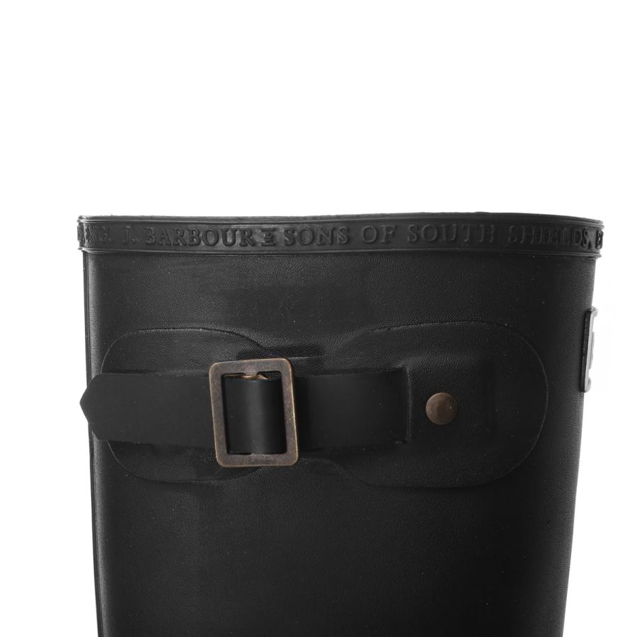 バブアー Barbour レインブーツ BARBOUR BEDE TALL WELLY ロングブーツ ブラック レディース lrf0043bk11-blackの画像