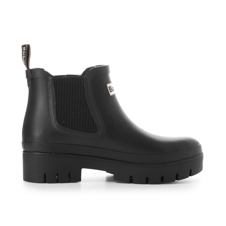 バブアー Barbour レインブーツ BARBOUR HALTON CHELSEA WELLY ブラック レディース lrf0100bk11-blackの画像