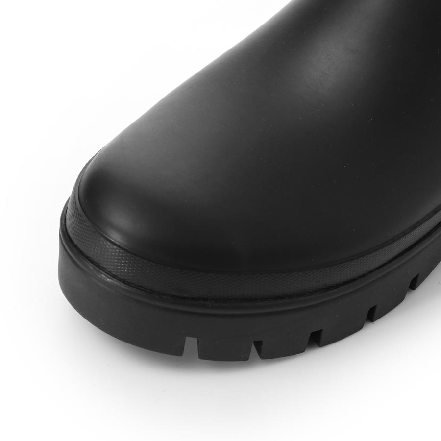 バブアー Barbour レインブーツ BARBOUR HALTON CHELSEA WELLY ブラック レディース lrf0100bk11-blackの画像