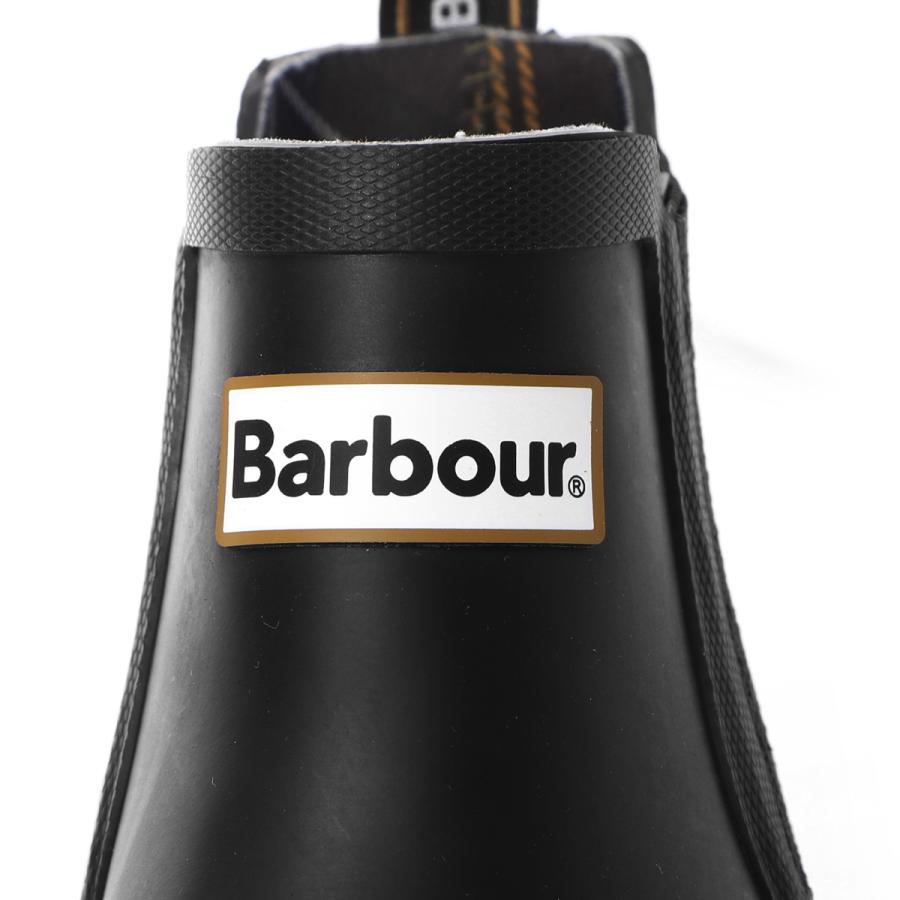 バブアー Barbour レインブーツ BARBOUR HALTON CHELSEA WELLY ブラック レディース lrf0100bk11-blackの画像