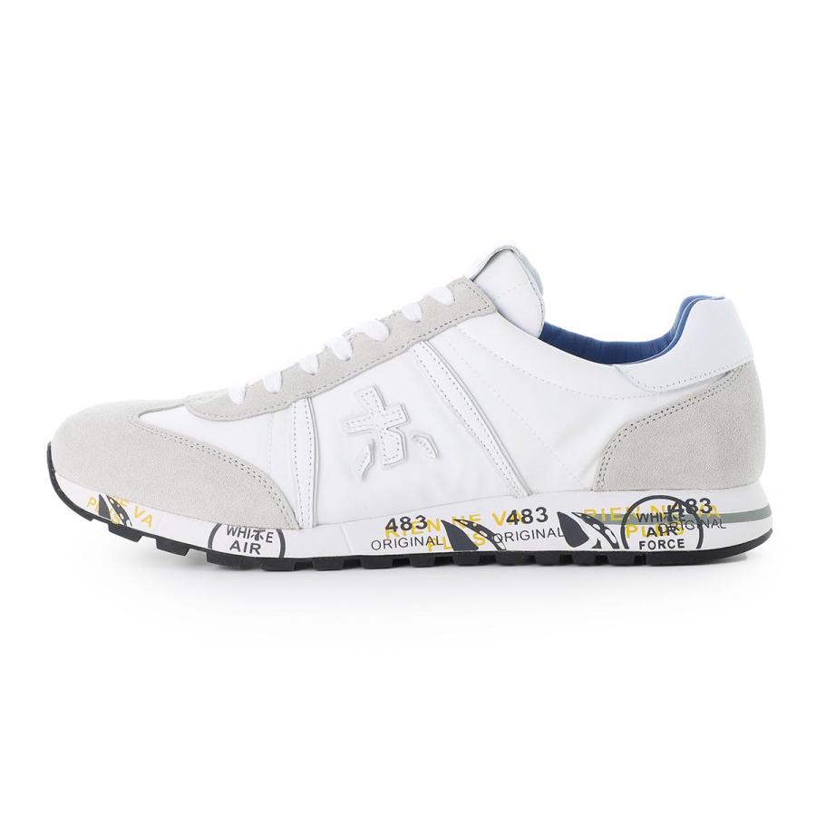 新品￼ PREMIATA スニーカー　 ホワイト/ブルー 38 PREMIATA（プレミアータ） スニーカー LUCY 206E 大きいサイズあり
