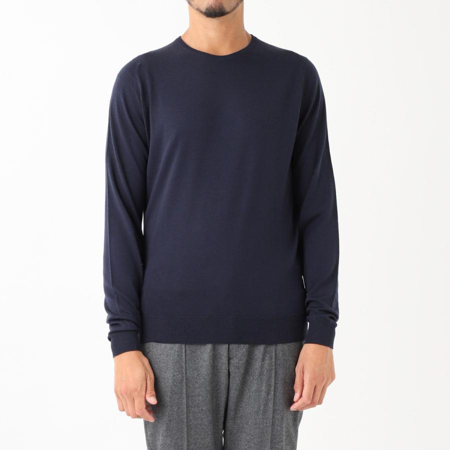 ジョンスメドレー ニット セーター LUNDY BK LUNDY ランディ JOHN SMEDLEY ジョンスメドレー クルーネックニット LUNDY