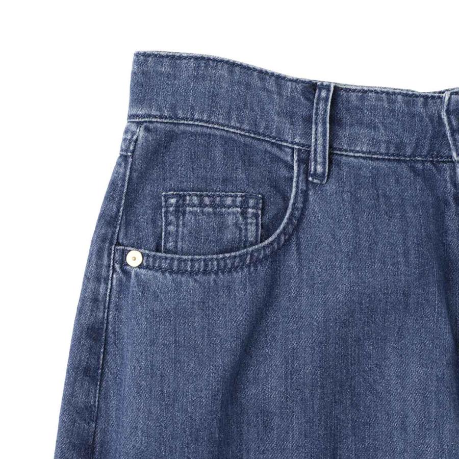 エスマックスマーラ S Max Mara ジップフライジーンズ LUPINO ブルー