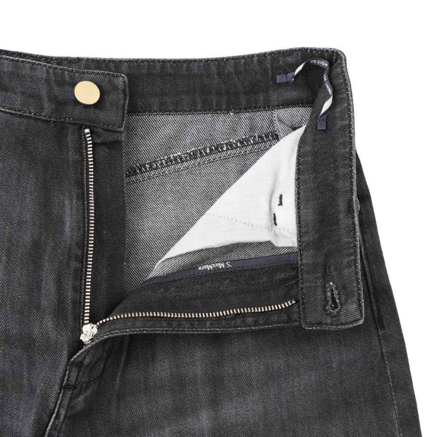 エスマックスマーラ S Max Mara ジップフライジーンズ LUSSO コットン