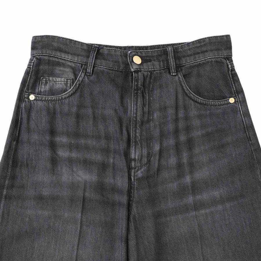 エスマックスマーラ S Max Mara ジップフライジーンズ LUSSO コットン