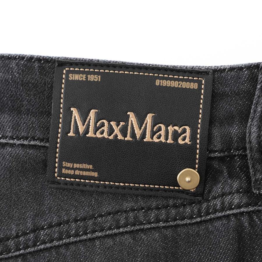 エスマックスマーラ S Max Mara ジップフライジーンズ LUSSO コットン