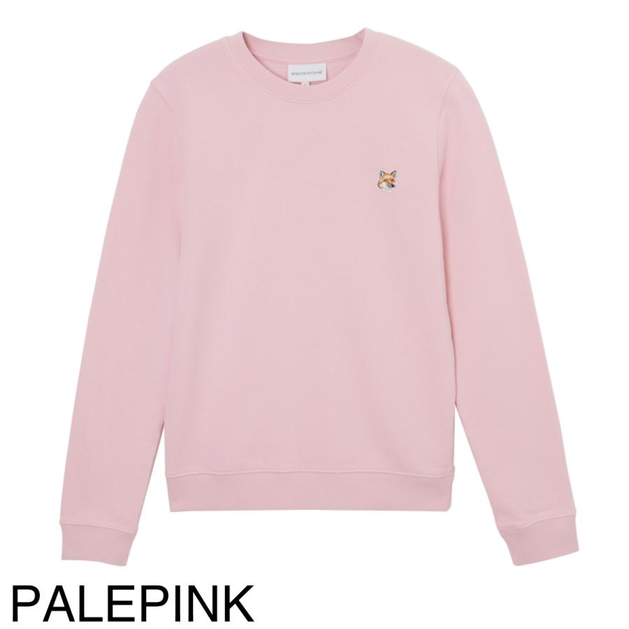 メゾンキツネ MAISON KITSUNE スウェット FOX HEAD PATCH REGULAR SWEATSHIRT レディース lw00302km0001-p603-palepinkの画像