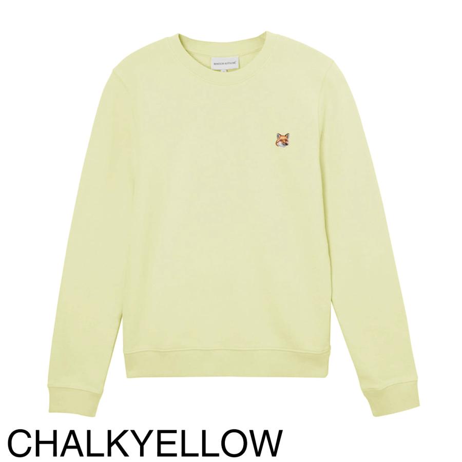 メゾンキツネ MAISON KITSUNE スウェット FOX HEAD PATCH REGULAR SWEATSHIRT レディース lw00302km0001-p603-palepinkの画像