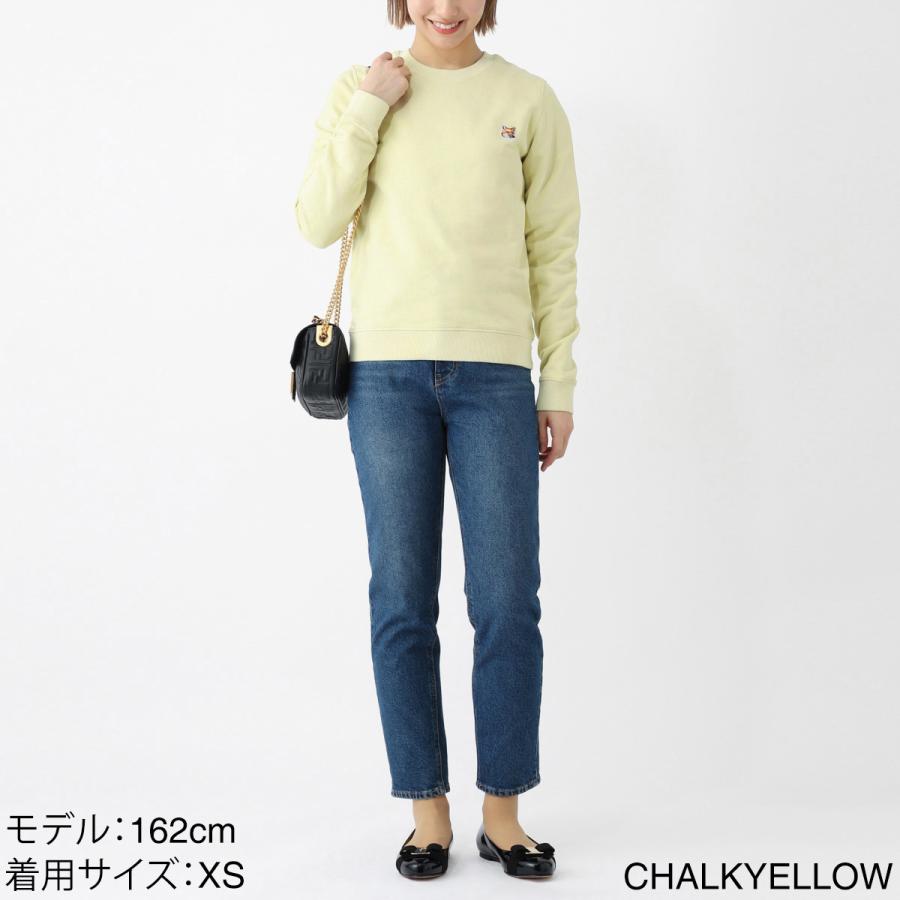 メゾンキツネ MAISON KITSUNE スウェット FOX HEAD PATCH REGULAR SWEATSHIRT レディース lw00302km0001-p603-palepinkの画像