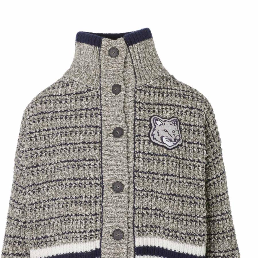 MAISON KITSUNE（メゾン キツネ） カーディガン FOX HEAD CRAFTY