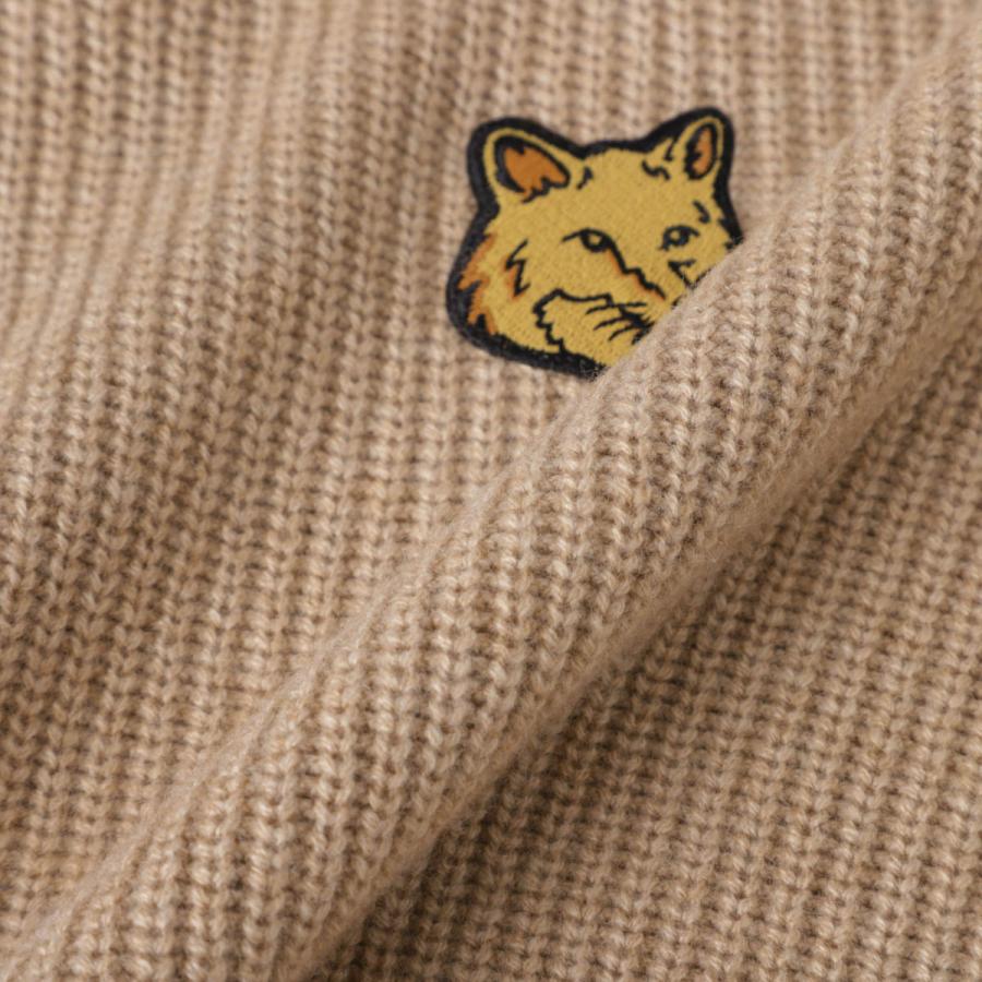MAISON KITSUNE メゾンキツネ ハーフジップニット BOLD FOX HEAD MAISON KITSUNE メゾンキツネ ハーフジップニット BOLD FOX HEAD