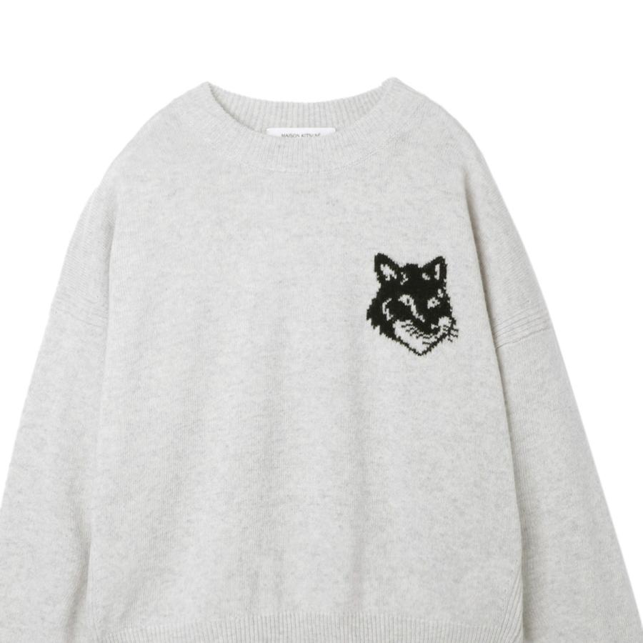 MAISON KITSUNE メゾンキツネ クルーネックニット FOX HEAD
