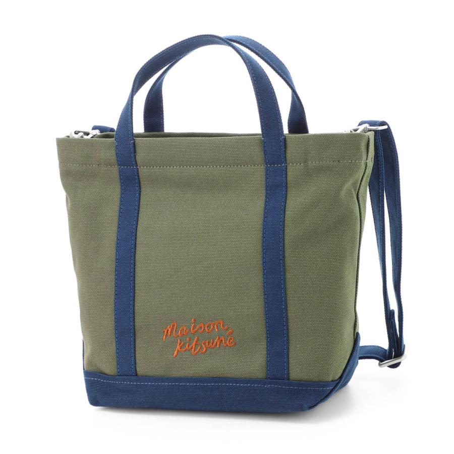 MAISON KITSUNE メゾンキツネ トートバッグ FOX HEAD LEATHER