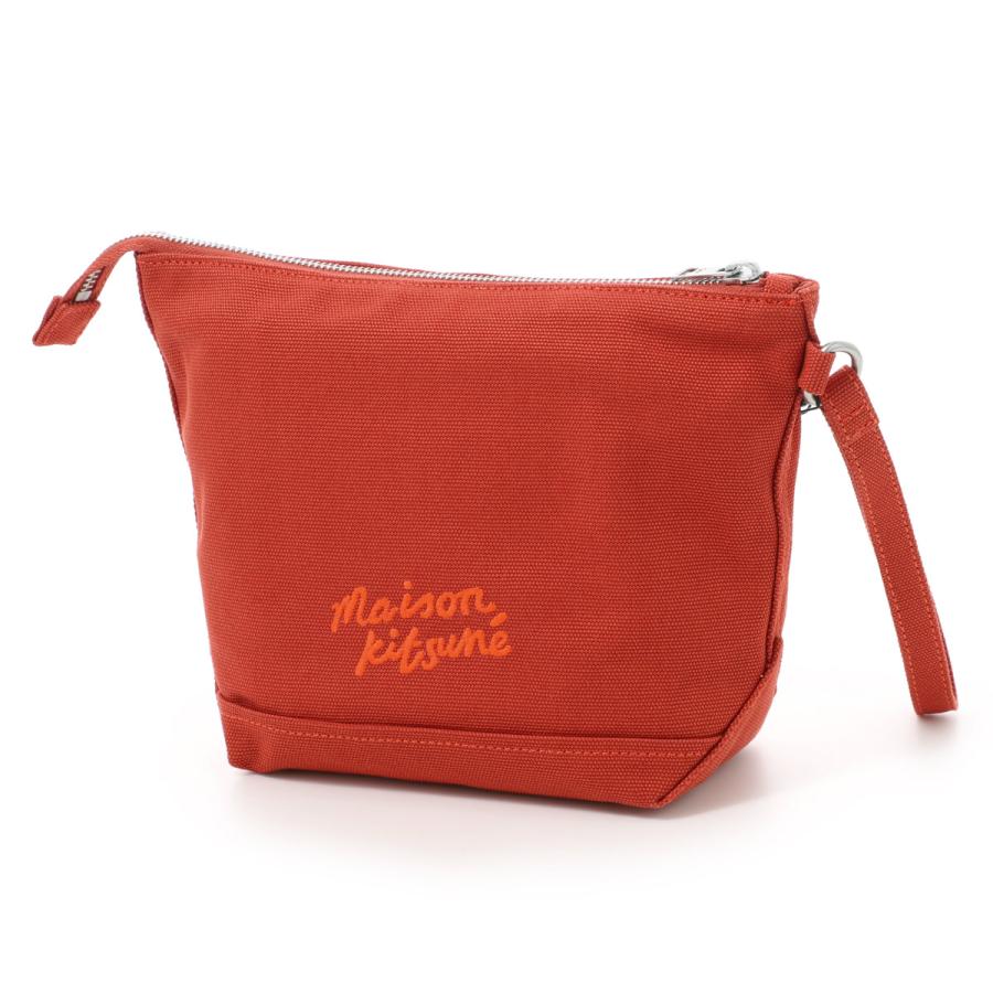 MAISON KITSUNE（メゾン キツネ） ポーチ BOLD FOX HEAD ZIPPED POUCH
