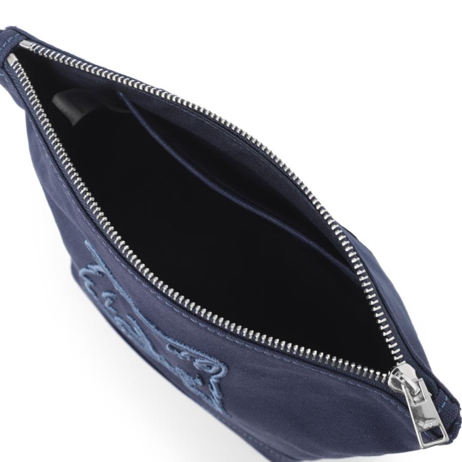 MAISON KITSUNE（メゾン キツネ） ポーチ FOX HEAD ZIPPED POUCH