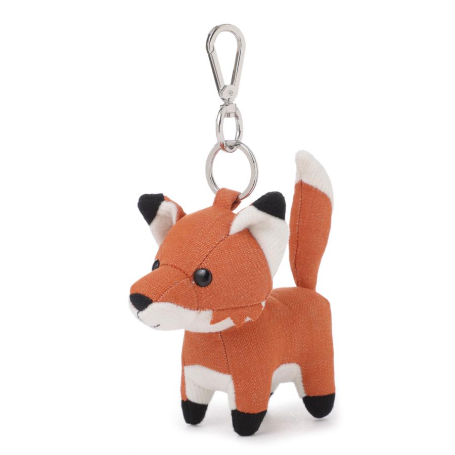 MAISON KITSUNÉ ストラップ オオカミチャーム付き フォックス バッグ チャーム | Maison Kitsuné