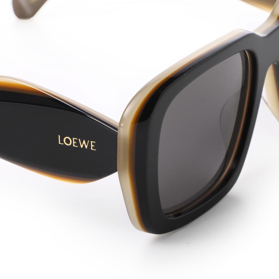ロエベ LOEWE サングラス LOEWE PAULAS IBIZA パウラズ イビザ シエラ スクエア サングラス ブラック レディースの画像