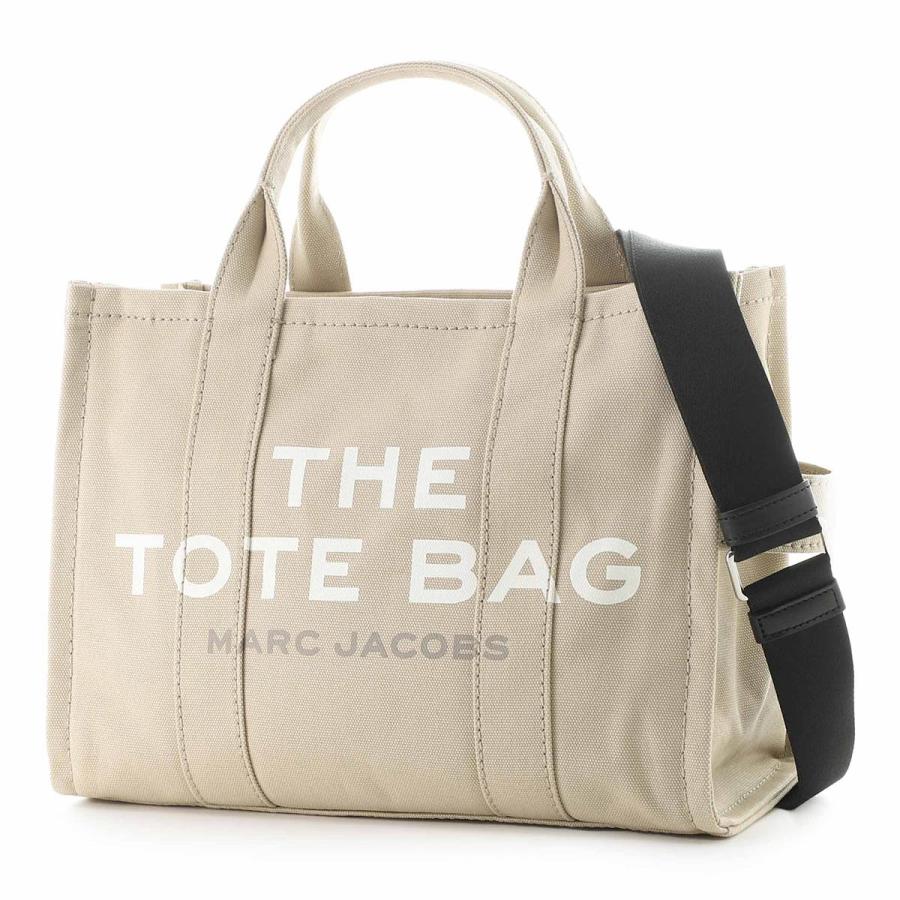 MARC JACOBS マークジェイコブス ザ キャンバス トートバッグ ミディアム M0016161 260 THE TOTE BAG MEDIUM レディース ベージュ MARC JACOBS（マーク・ジェイコブス） トートバッグ 2WAY THE CANVAS