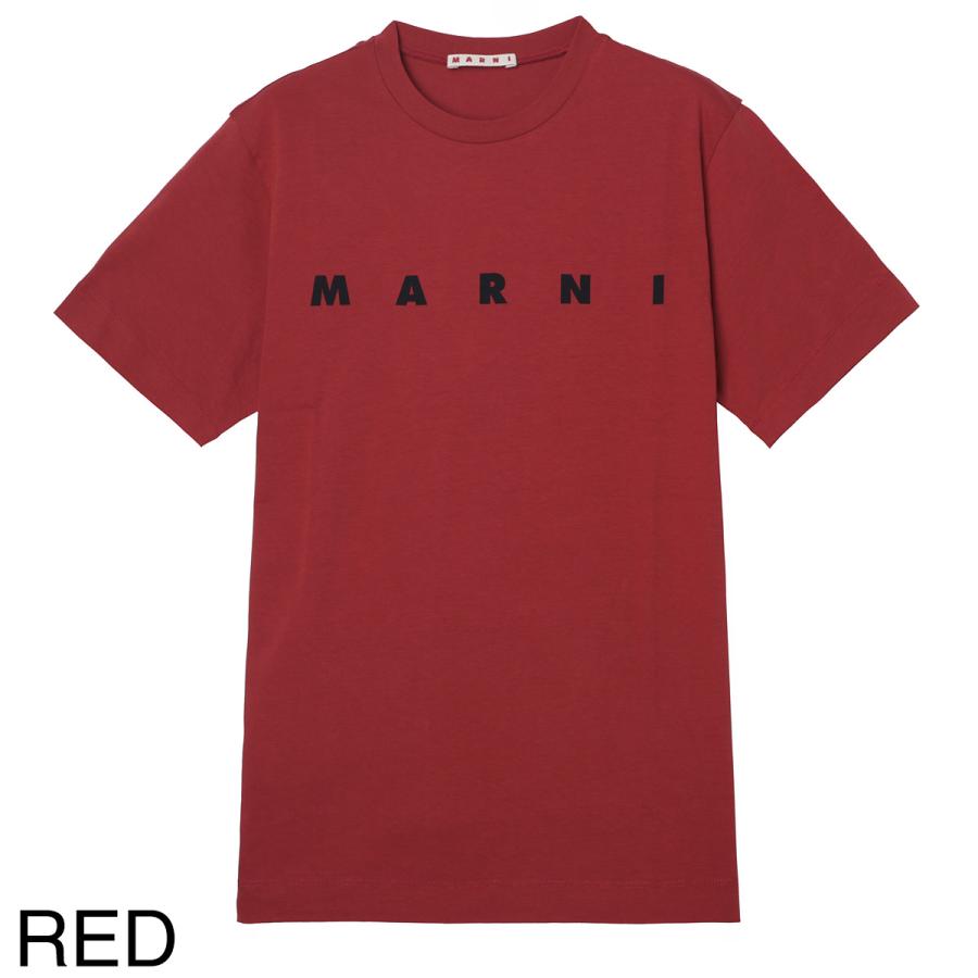 マルニ MARNI クルーネックTシャツ ロゴプリント Ｔシャツ KIDS キッズ ガールズ レディース m002mv-m00rf-0m100『ネコポス対応(1点まで)』の画像