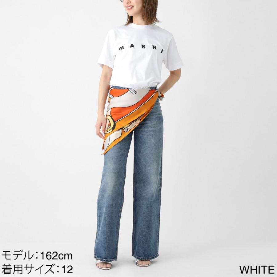 マルニ MARNI クルーネックTシャツ ロゴプリント Ｔシャツ KIDS キッズ ガールズ レディース m002mv-m00rf-0m100『ネコポス対応(1点まで)』の画像
