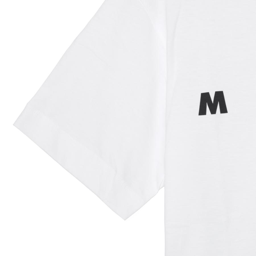 マルニ MARNI クルーネックTシャツ ロゴプリント Ｔシャツ KIDS キッズ ガールズ レディース m002mv-m00rf-0m100『ネコポス対応(1点まで)』の画像
