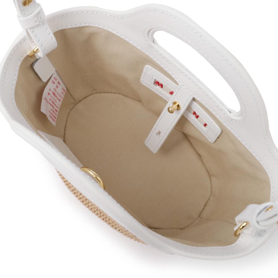 美品【MARNI本物】ハンドバッグ/TROPICALIA MICRO/2WAY MARNI マルニ カゴバッグ ハンドバッグ ショルダーバッグ