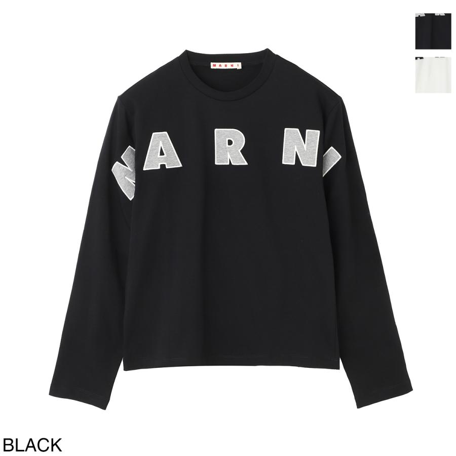 MARNI（マルニ） クルーネック 長袖Tシャツ ロンT ロゴ KIDS キッズ