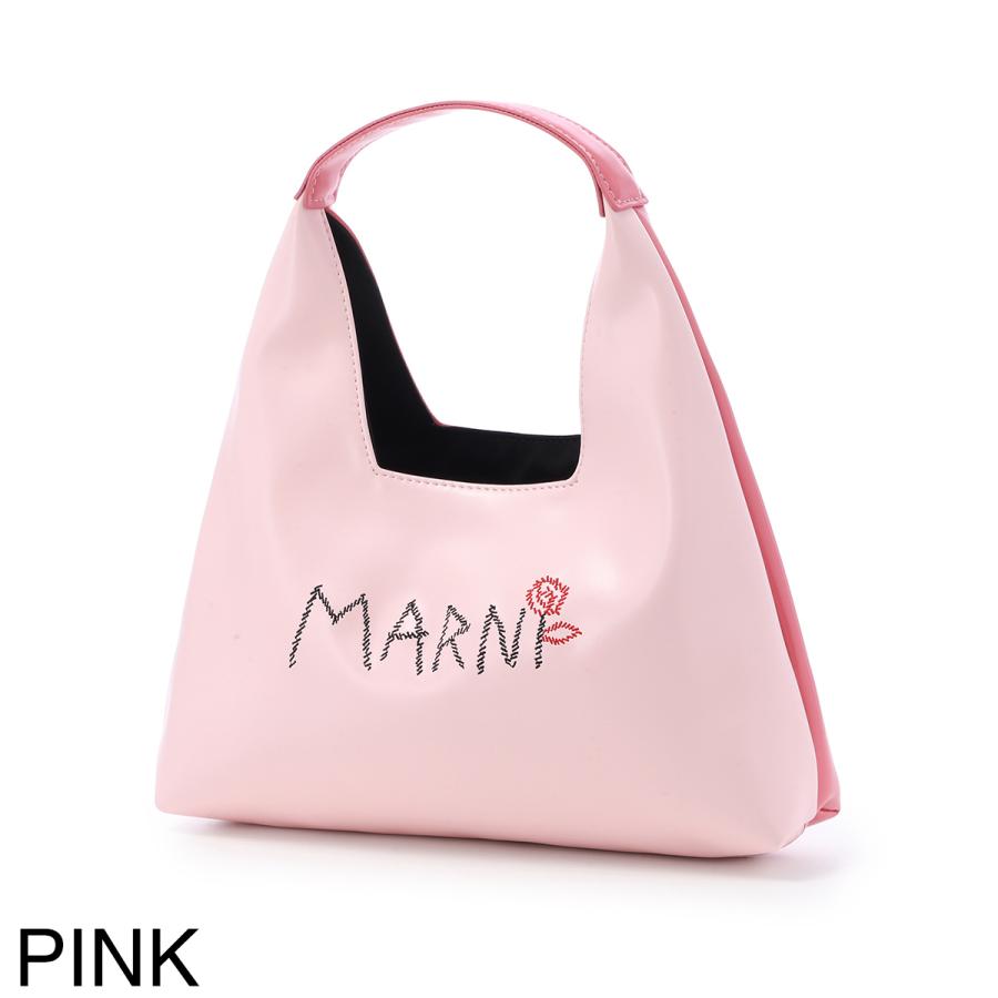 新品 MARNI ナイロン　ロゴハンドバッグ　トートバッグ　ブランド マルニ MARNI ハンドバッグ キッズ DIAMOND TOTE BAG エコレザー バイ