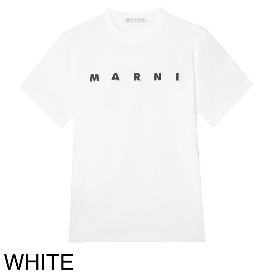 マルニ MARNI クルーネックTシャツ ロゴプリント Ｔシャツ KIDS キッズ ガールズ レディース m01601-m00rf-0m100『ネコポス対応(1点まで)』の画像