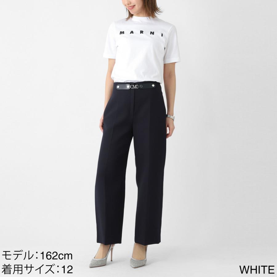 マルニ MARNI クルーネックTシャツ ロゴプリント Ｔシャツ KIDS キッズ ガールズ レディース m01601-m00rf-0m100『ネコポス対応(1点まで)』の画像